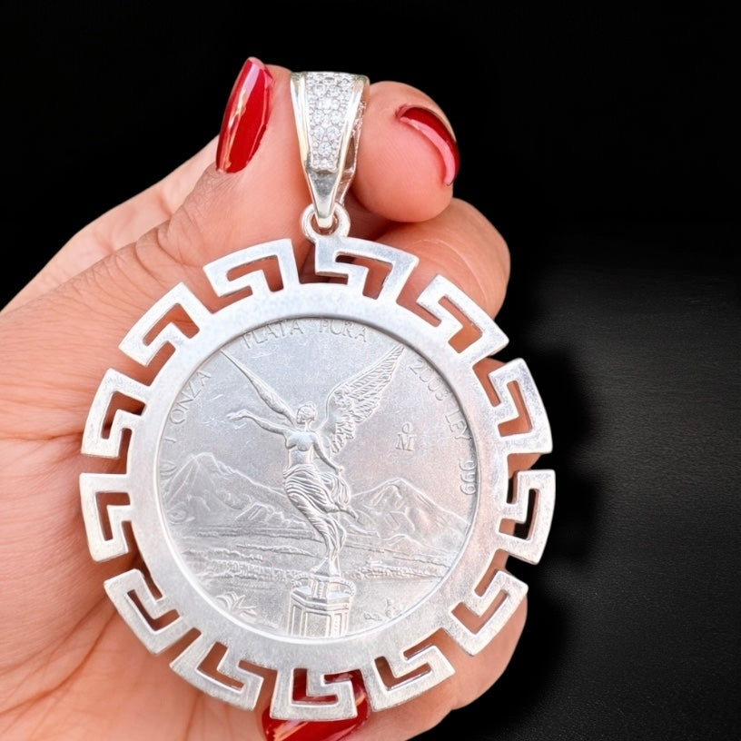 Dije Bisel Centenario Greco Plata 925