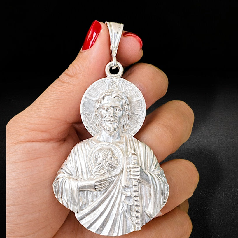Dije San Judas Tadeo Torso Plata 925