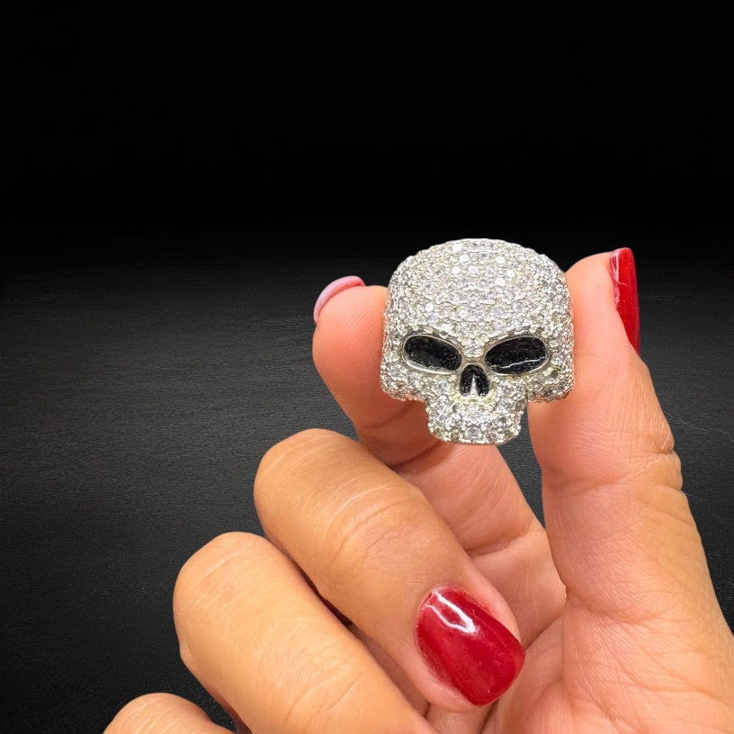 Anillo Calavera Chino Antrax Plata 925