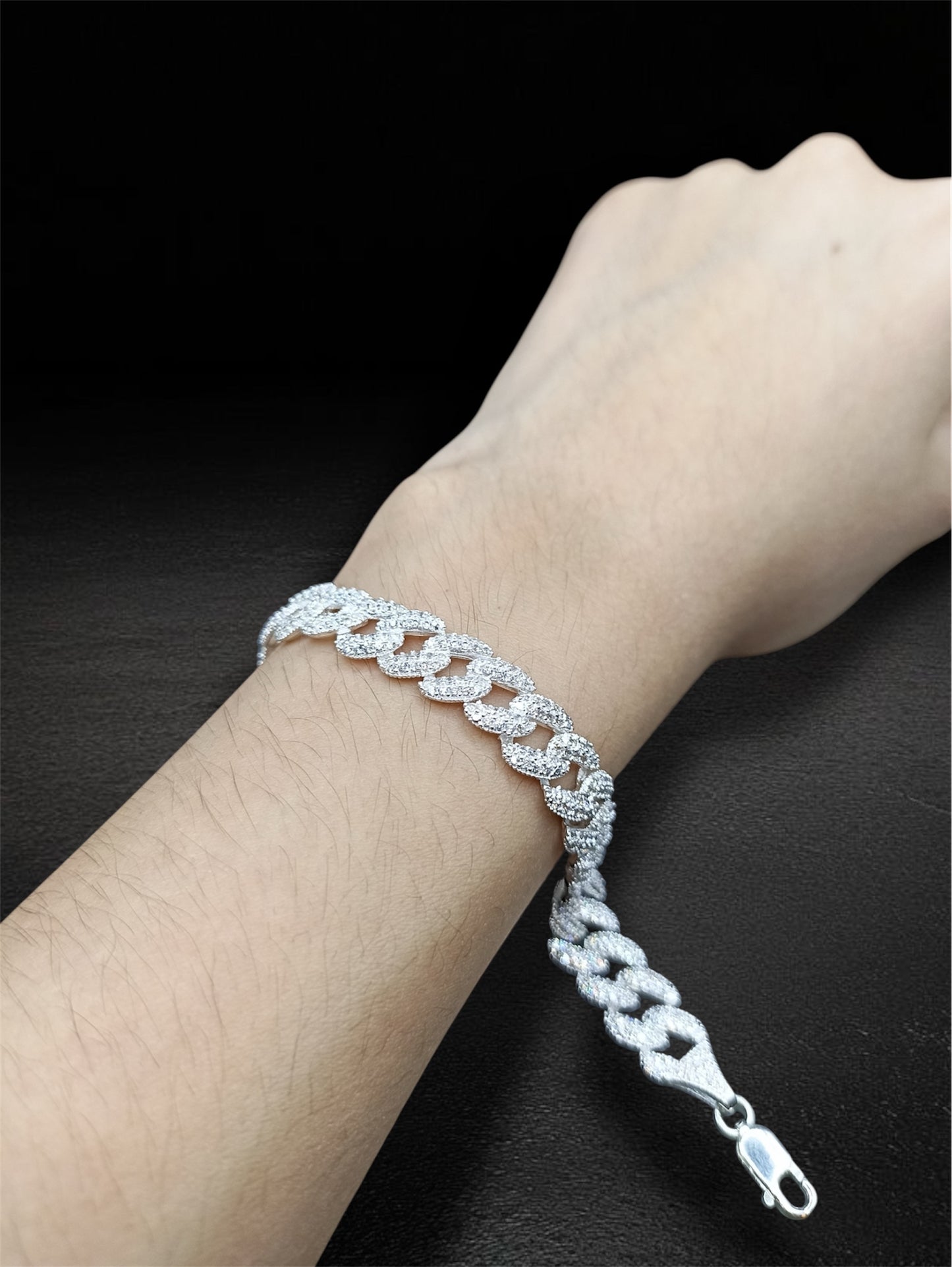 Pulso Zirconia Cúbica Plata 925