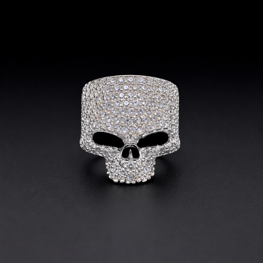 Anillo Calavera Chino Antrax Plata 925