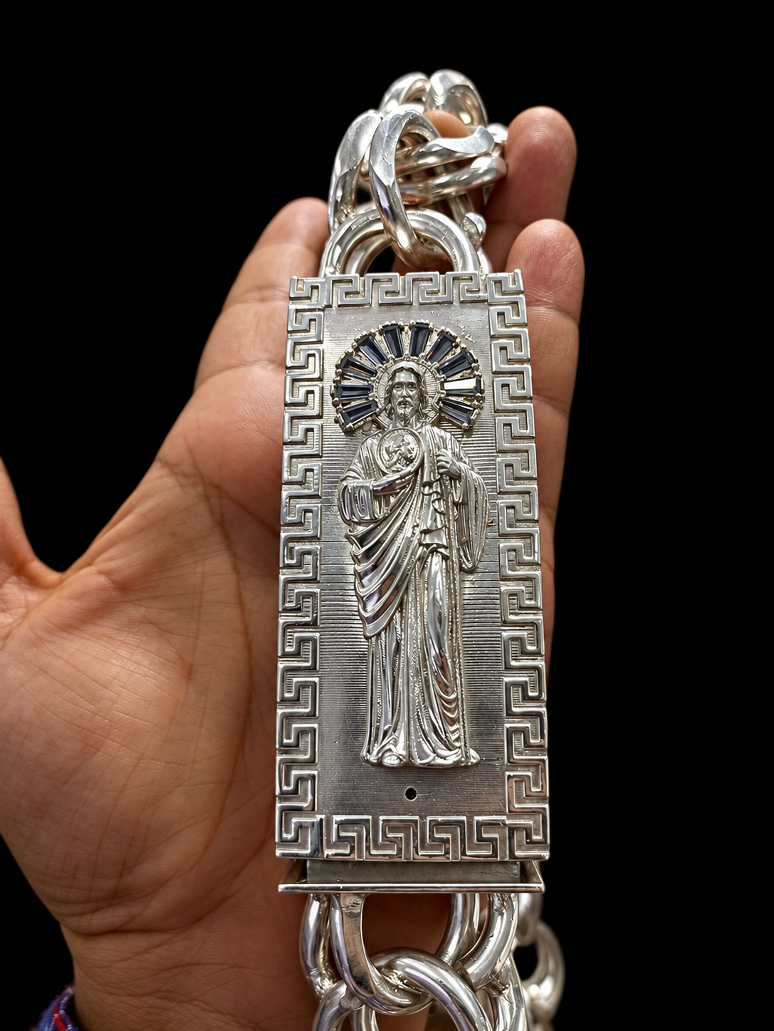 Cadena San Judas 1 Kilo Plata 925
