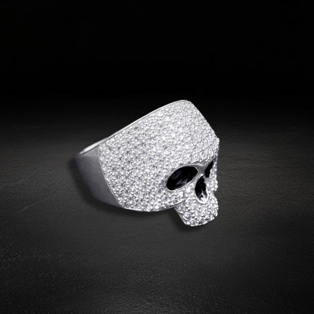 Anillo Calavera Chino Antrax Plata 925