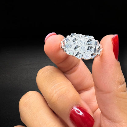 Nugget Ring in 925 Sterling Silver