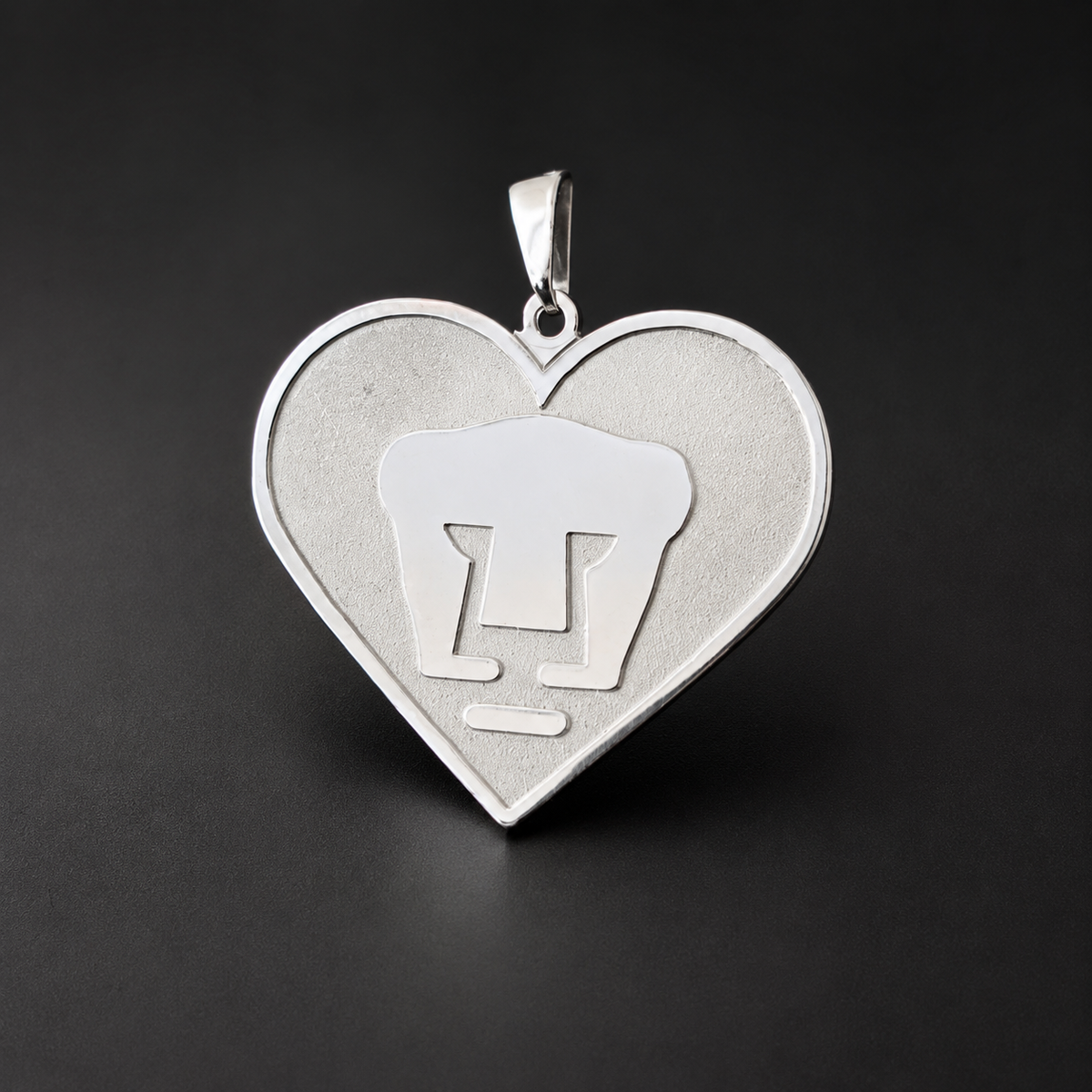 Dije Corazón Pumas Futbol Plata 925 Plata 925 mexicana - MEXA Jewelry