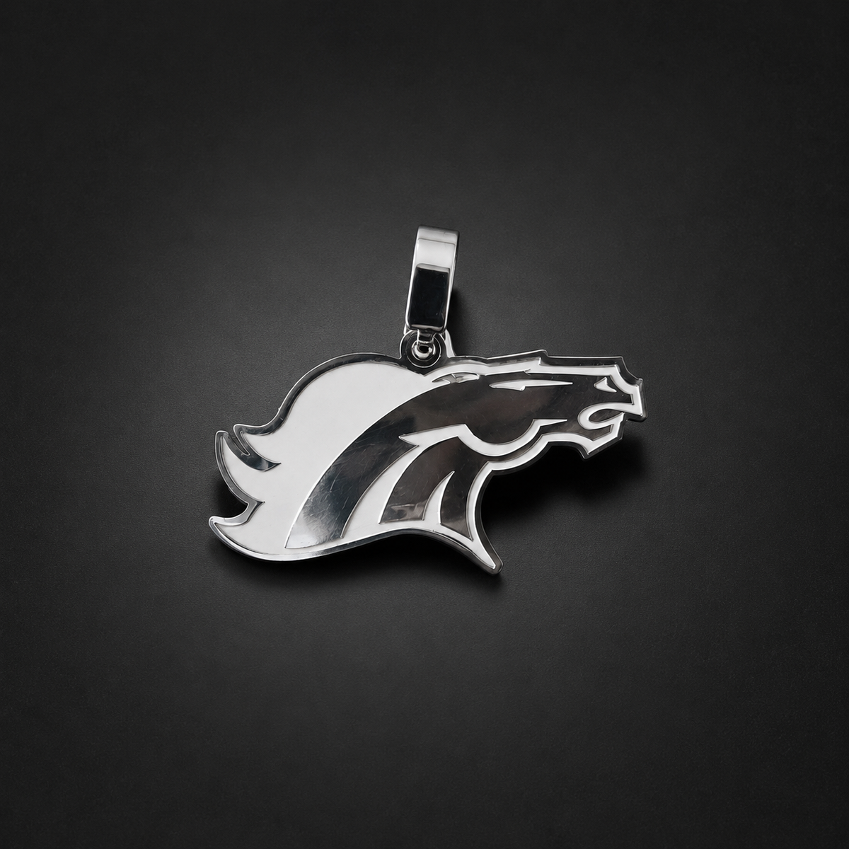 Dije Broncos Láser Plata 925 Plata 925 mexicana - MEXA Jewelry