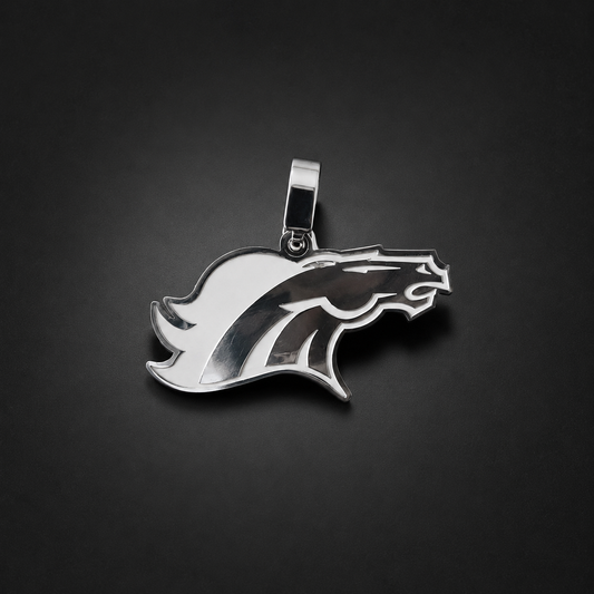 Dije Broncos Láser Plata 925 Plata 925 mexicana - MEXA Jewelry