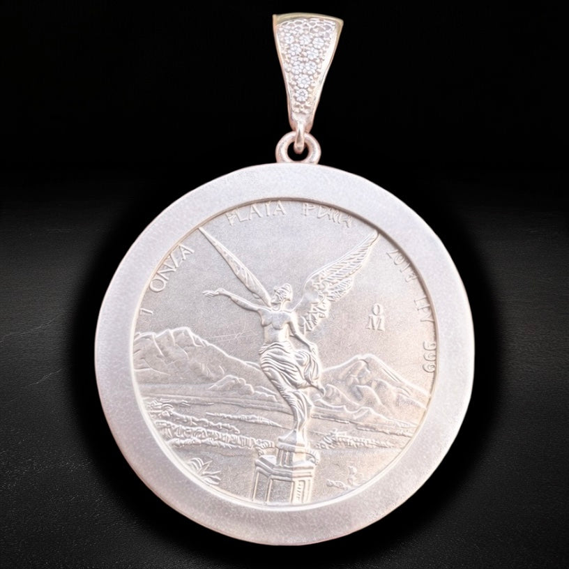 Dije Bisel Centenario Liso Plata 925