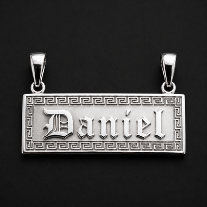 Dije Nombre Personalizado Greco Plata 925 Plata 925 mexicana - MEXA Jewelry