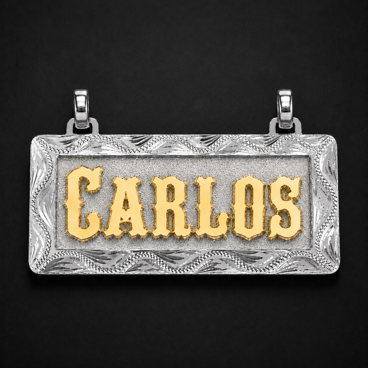 Dije Nombre Personalizado Vaquero Plata 925 Plata 925 mexicana - MEXA Jewelry