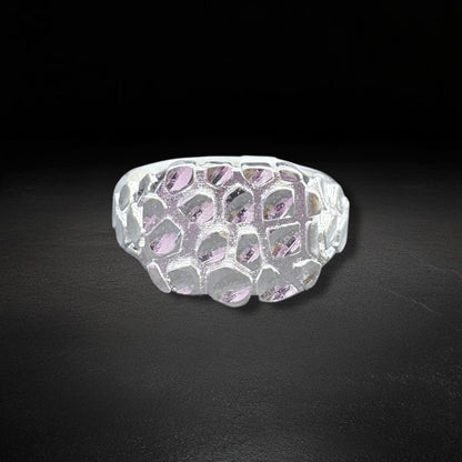 Nugget Ring in 925 Sterling Silver