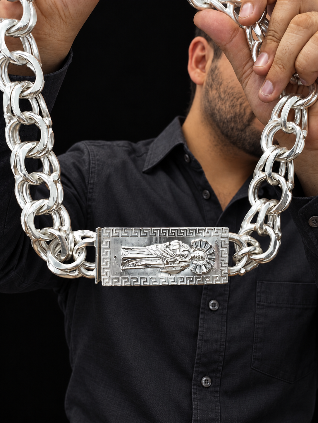 Cadena San Judas 1 Kilo Plata 925