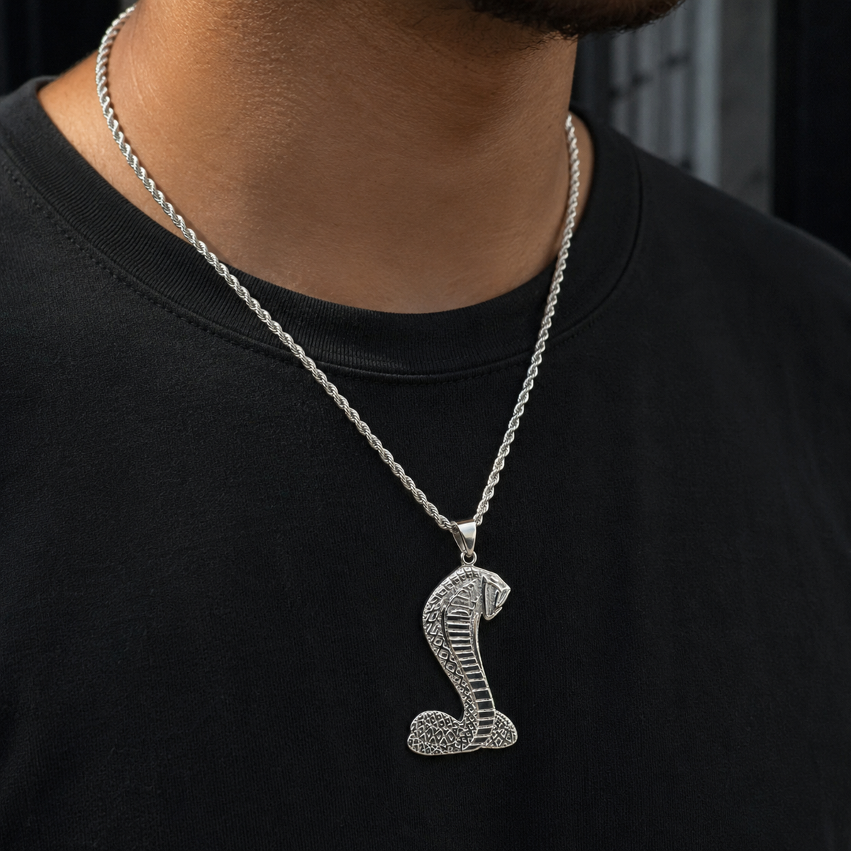 Dije Cobra Shelby Plata 925 Plata 925 mexicana - MEXA Jewelry