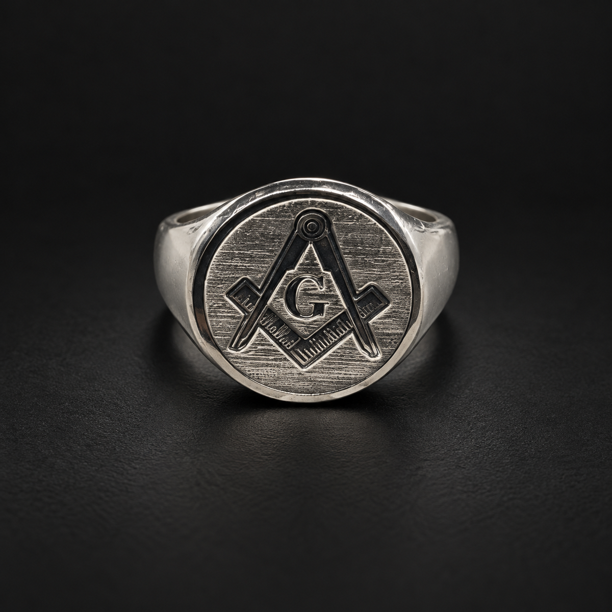 Anillo Sello Masónico Plata 925