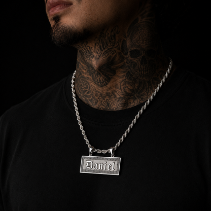 Dije Nombre Personalizado Greco Plata 925 Plata 925 mexicana - MEXA Jewelry
