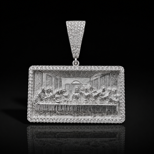 Pendant Last Supper 925 Sterling Silver