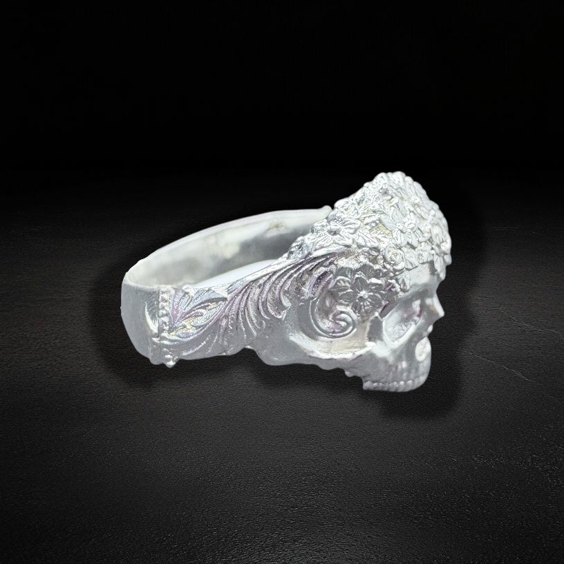 Anillo Calavera Catrina Plata 925