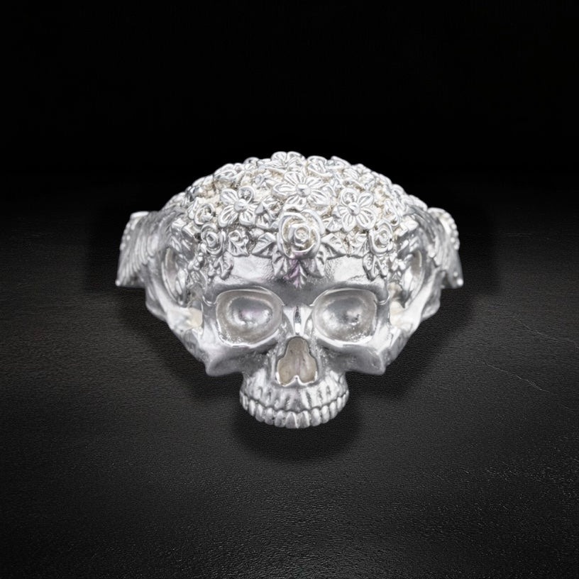 Anillo Calavera Catrina Plata 925