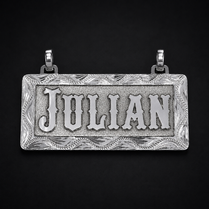 Dije Nombre Personalizado Vaquero Plata 925 Plata 925 mexicana - MEXA Jewelry