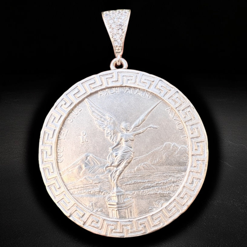 Dije Bisel Centenario Greco Laser Plata 925