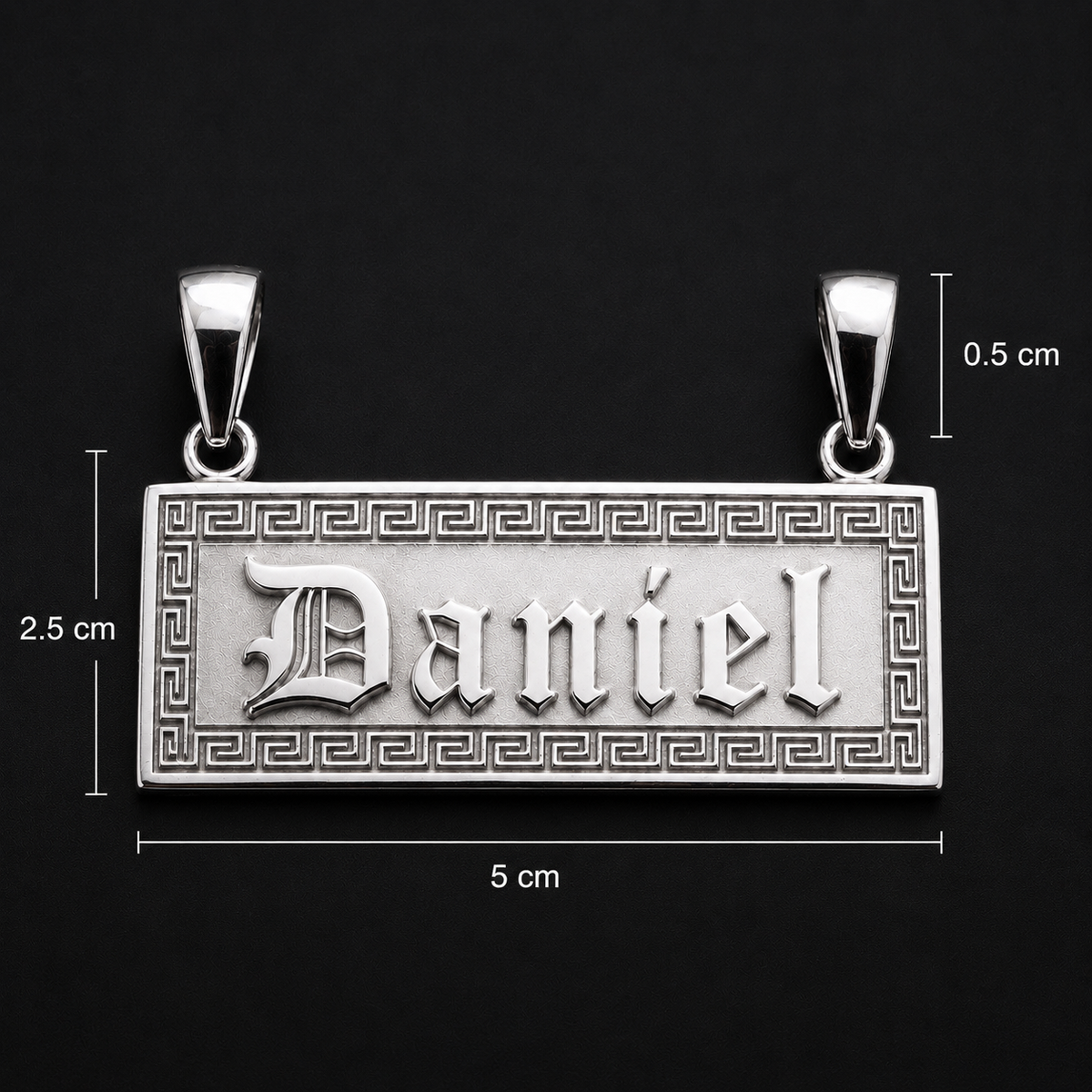 Dije Nombre Personalizado Greco Plata 925 Plata 925 mexicana - MEXA Jewelry