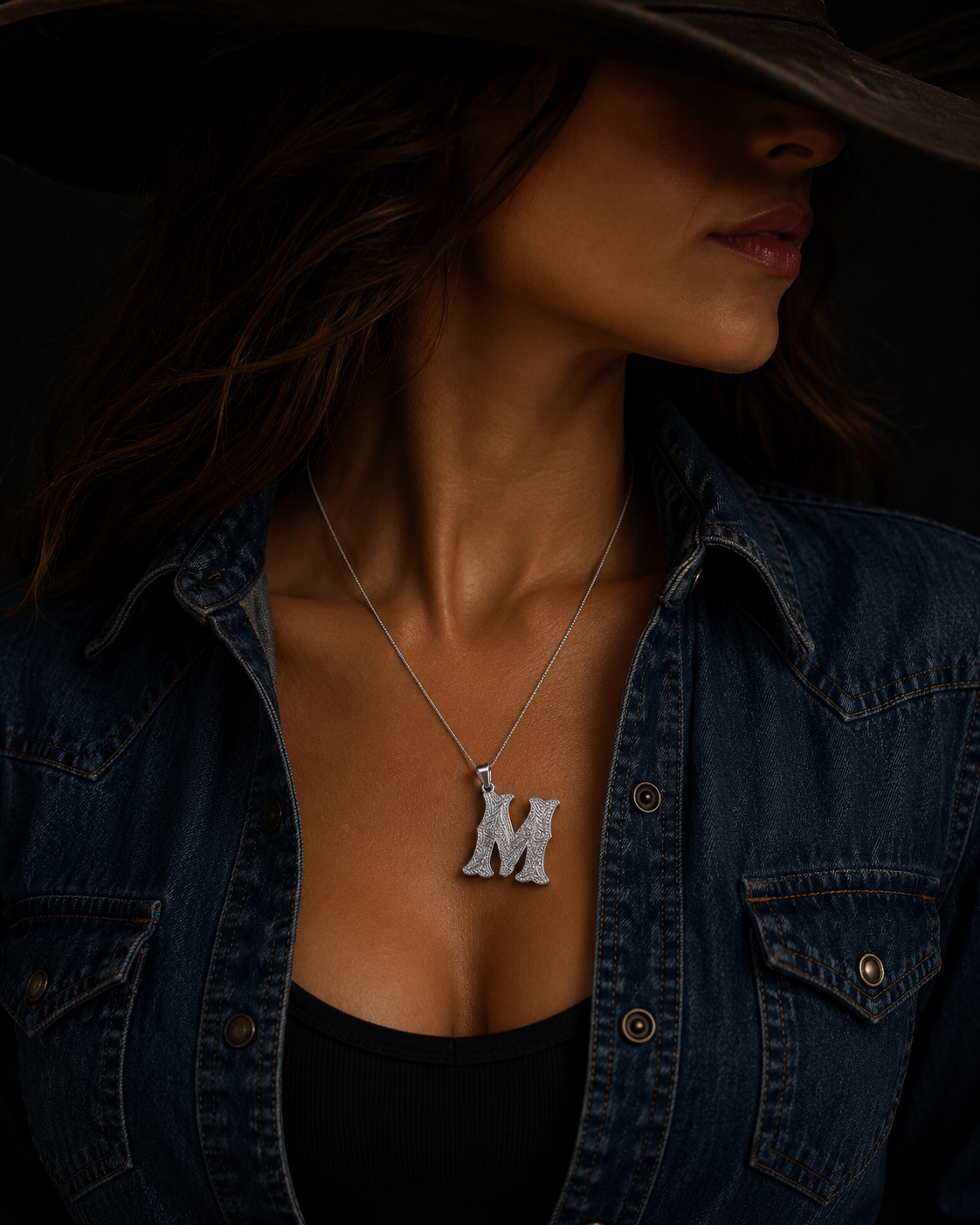 Dije Inicial Personalizada Grabada en Plata 925 Plata 925 mexicana - MEXA Jewelry