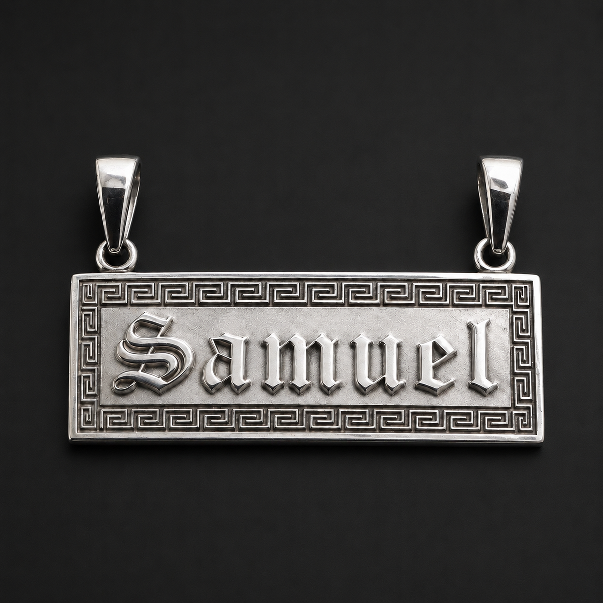 Dije Nombre Personalizado Greco Plata 925 Plata 925 mexicana - MEXA Jewelry