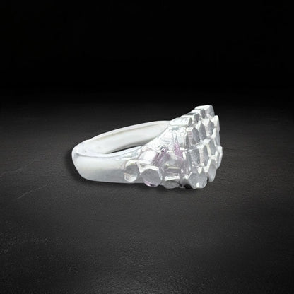 Nugget Ring in 925 Sterling Silver