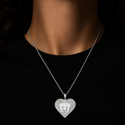 Dije Corazón Pumas Futbol Plata 925 Plata 925 mexicana - MEXA Jewelry