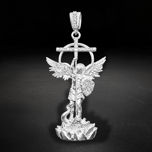 Dije San Miguel Arcángel Plata 925