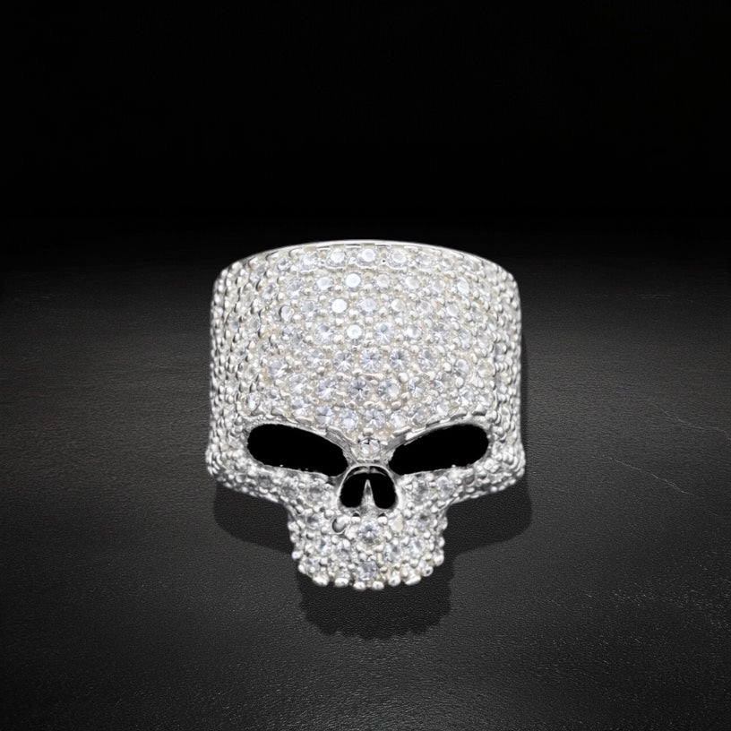 Anillo Calavera Chino Antrax Plata 925