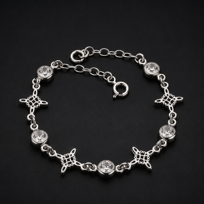 Pulso Nudo de Bruja CZ Plata 925