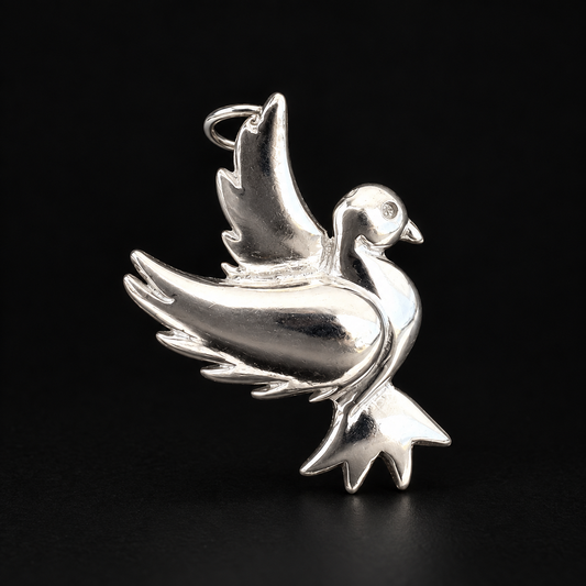 Dije de Paloma Plata 925