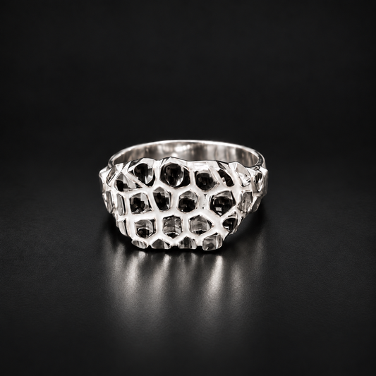 Nugget Ring 925 Sterling Silver