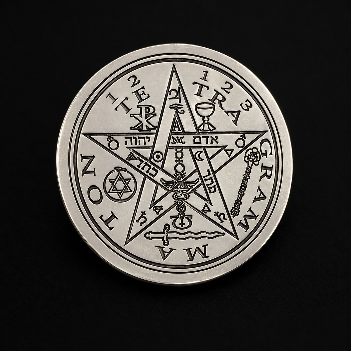 Moneda Tetragrámaton Plata 925