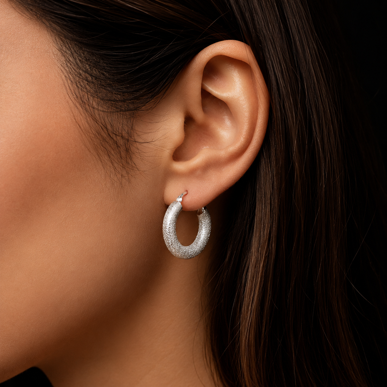 Arracadas Diamantadas Plata 925