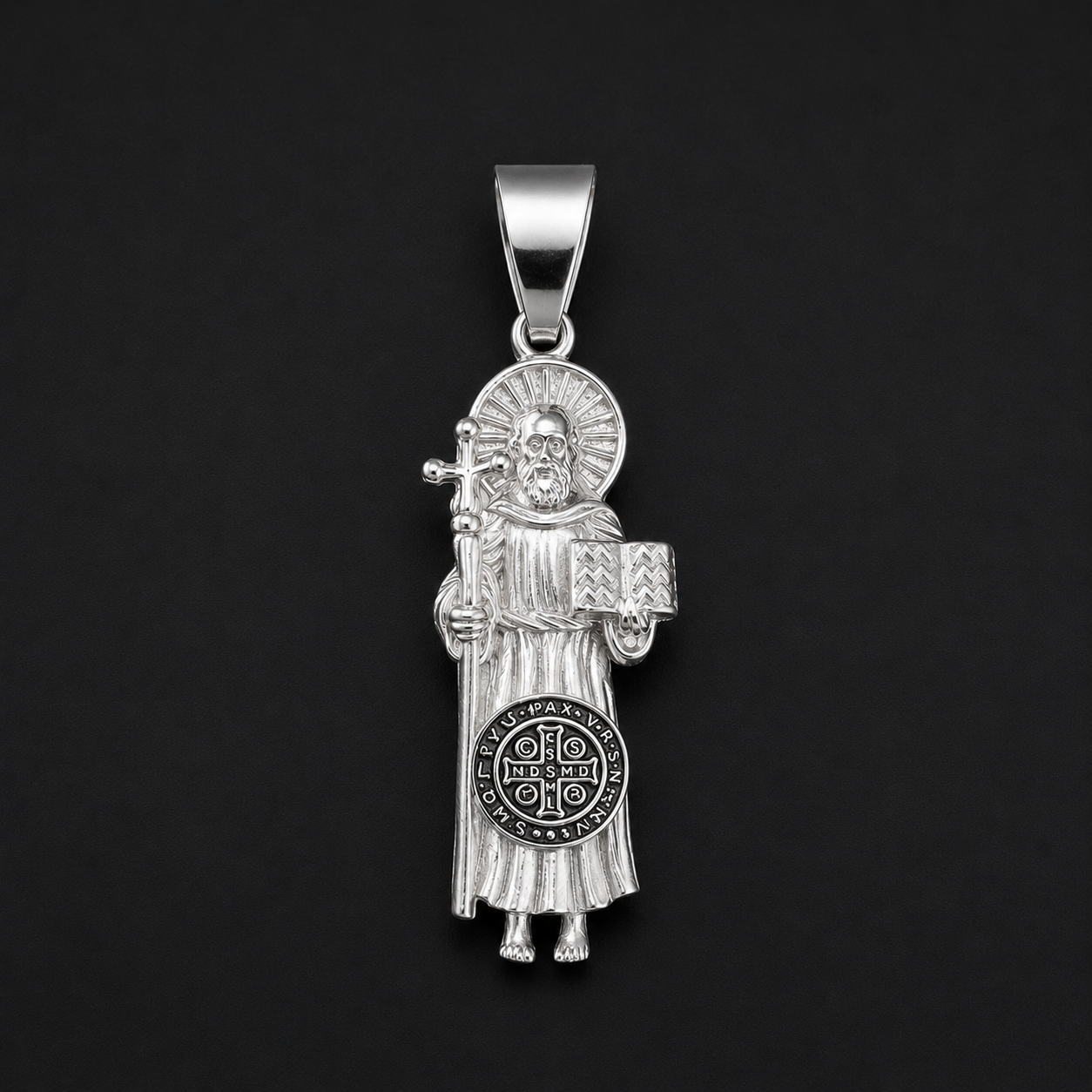 Dije San Benito Bulto Plata 925