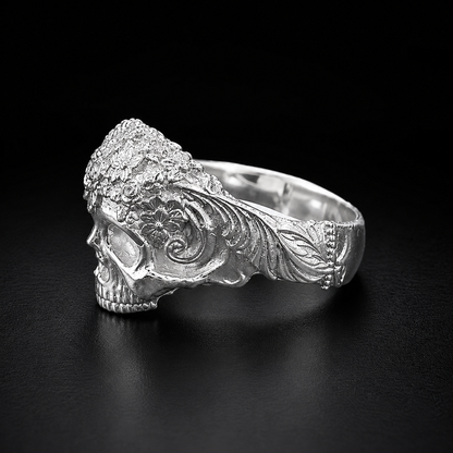Anillo Calavera Catrina Plata 925
