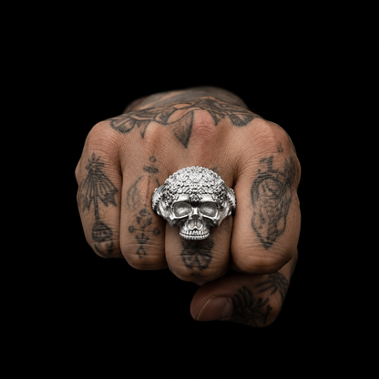 Anillo Calavera Catrina Plata 925