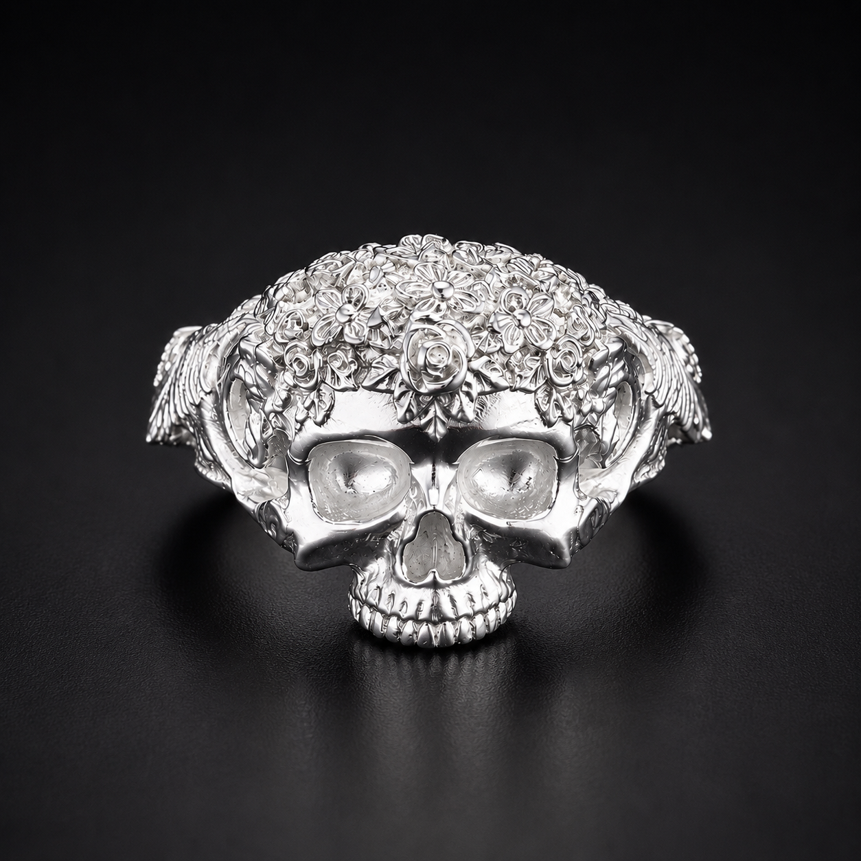 Anillo Calavera Catrina Plata 925
