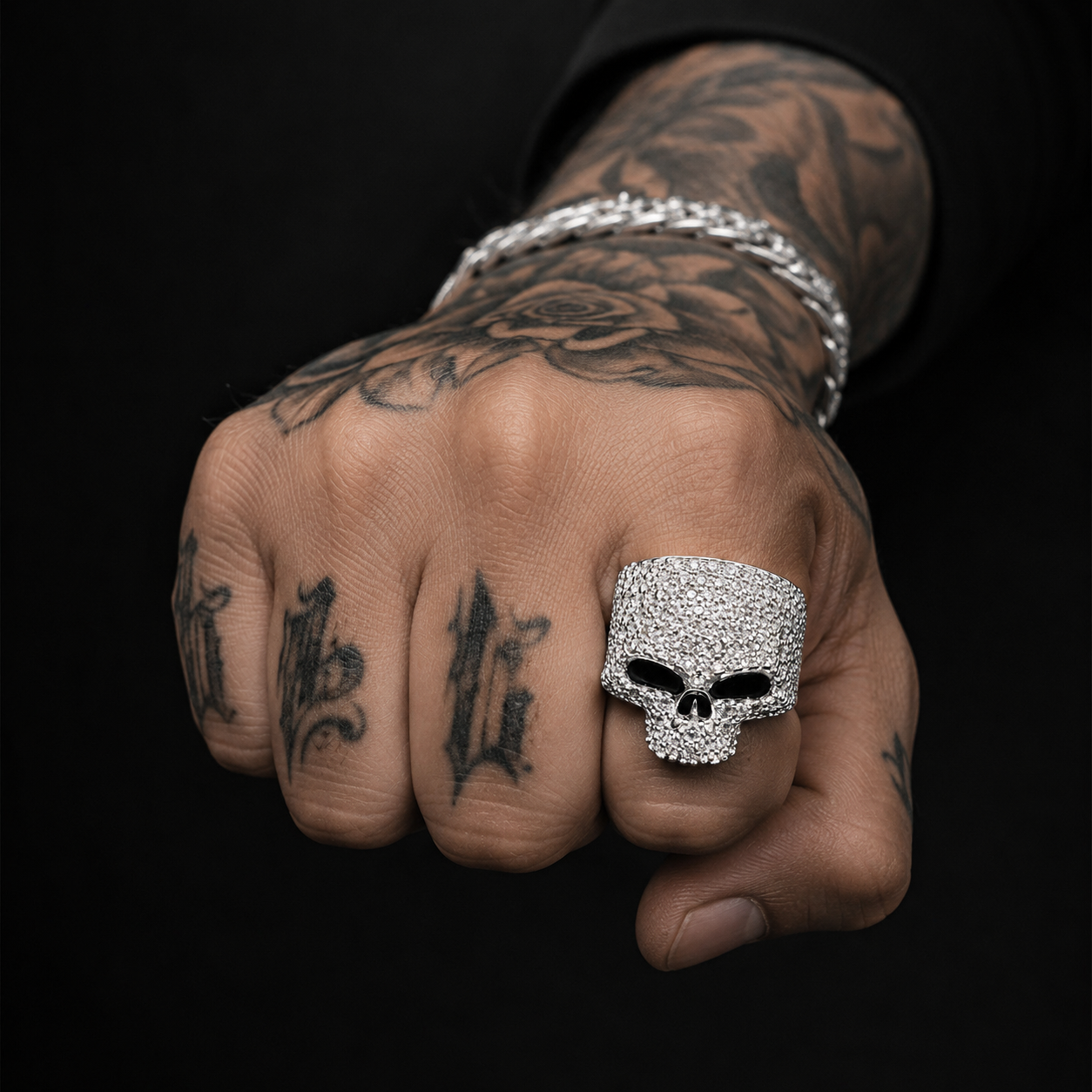 Anillo Calavera Chino Antrax Plata 925 Plata 925 mexicana - MEXA Jewelry