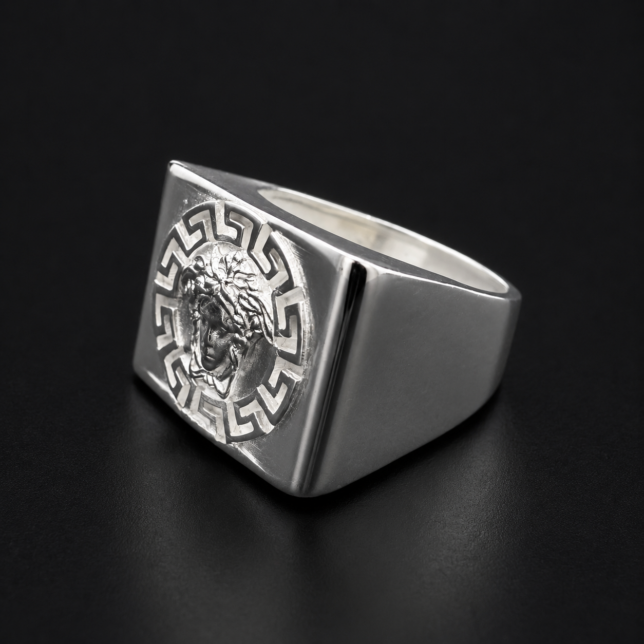 Anillo Medusa Greco Plata 925 Plata 925 mexicana - MEXA Jewelry
