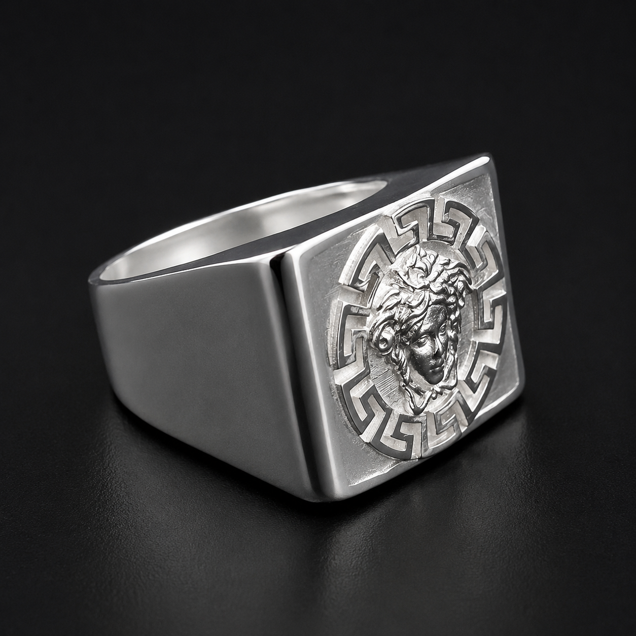 Anillo Medusa Greco Plata 925 Plata 925 mexicana - MEXA Jewelry