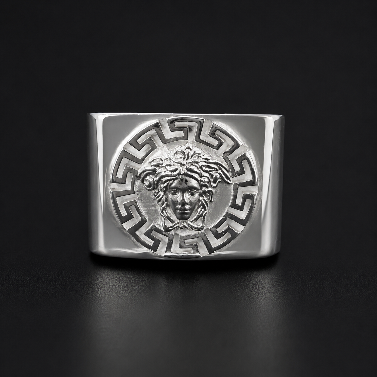 Anillo Medusa Greco Plata 925 Plata 925 mexicana - MEXA Jewelry