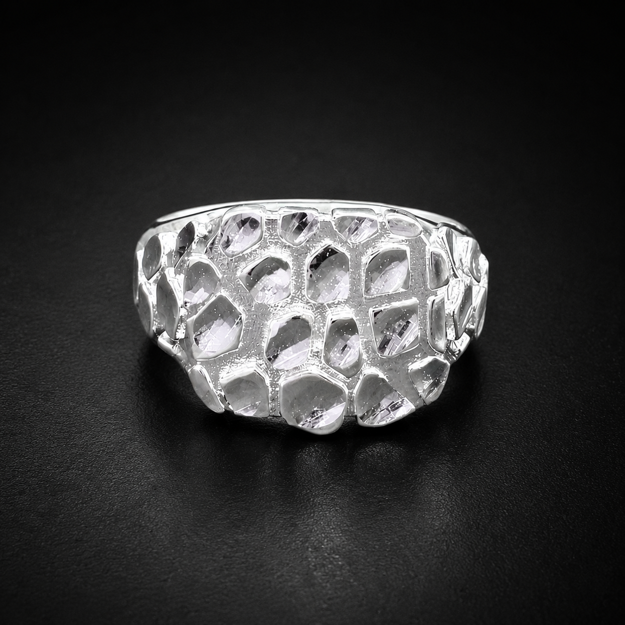 Anillo Nugget Plata 925