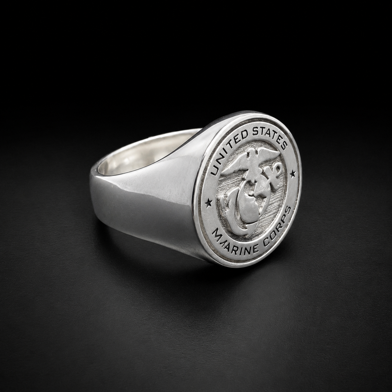 Anillo US NAVY CORPS Plata 925