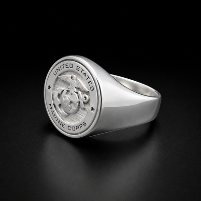 Anillo US NAVY CORPS Plata 925