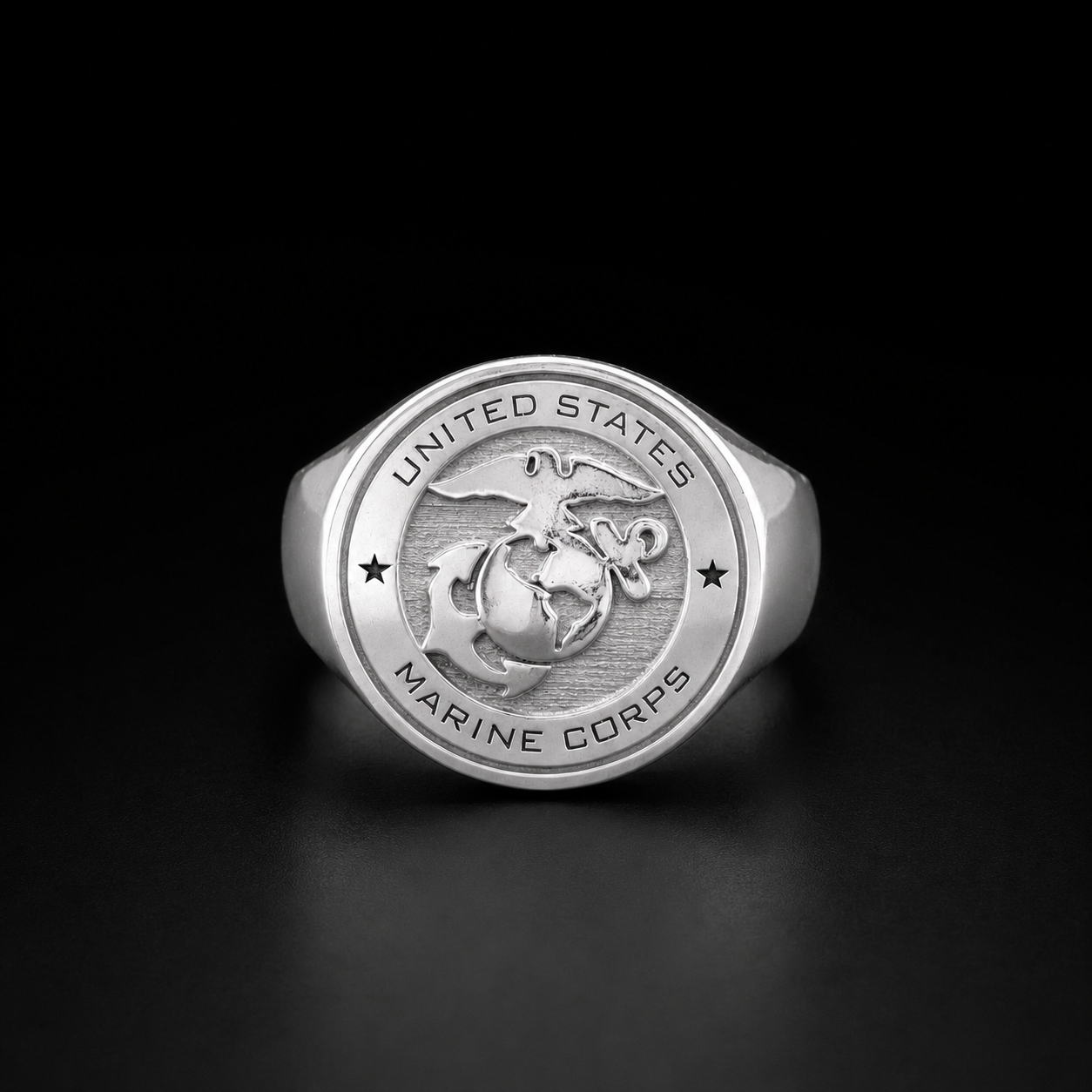 Anillo US NAVY CORPS Plata 925