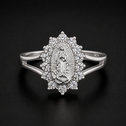 Our Lady of Guadalupe 925 Silver Ring