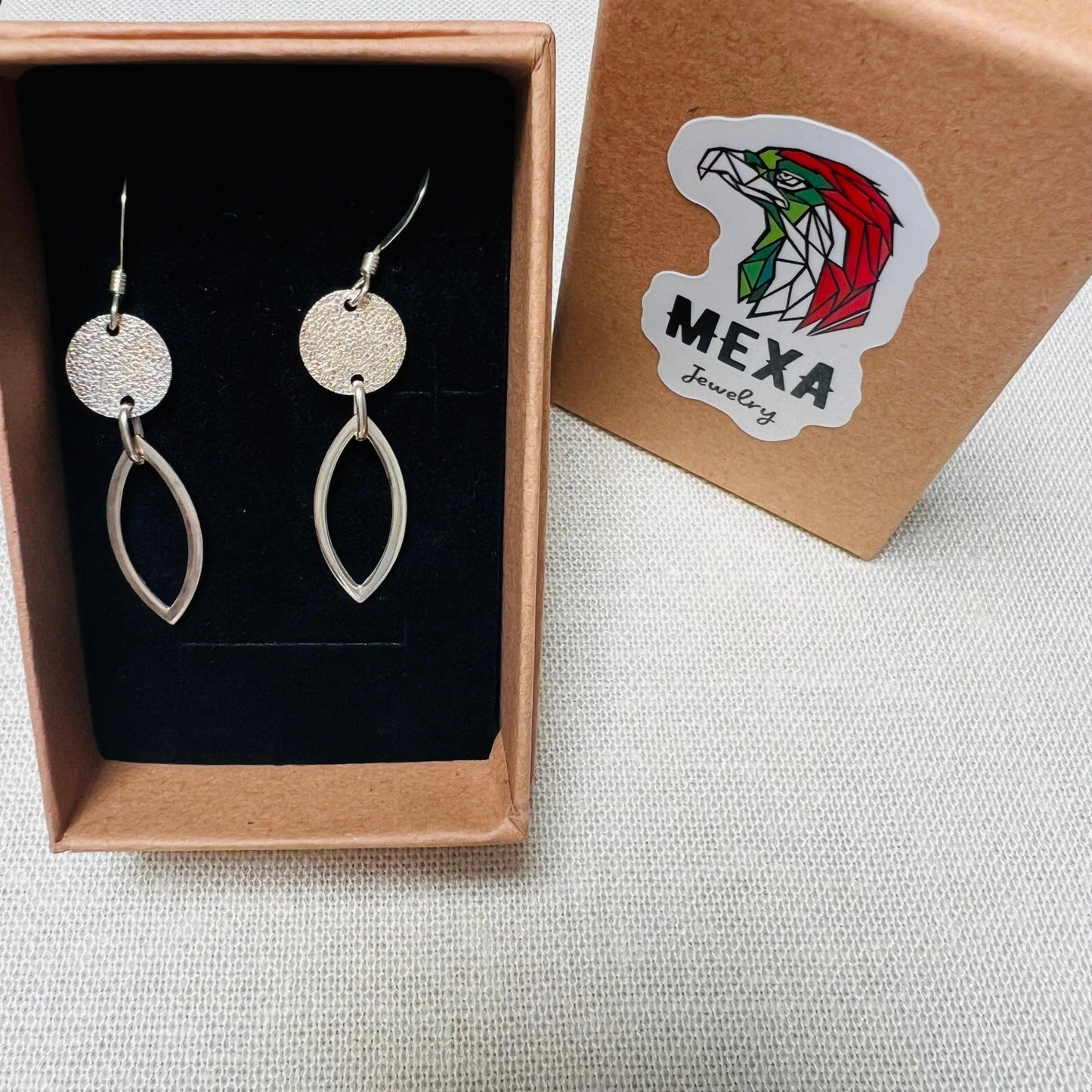 Aretes Largos Gota-ARETES-MEXA JEWELRY-[PLATA925]-[Platamexicana]-[Joyeriamexicana]-MEXA JEWELRY